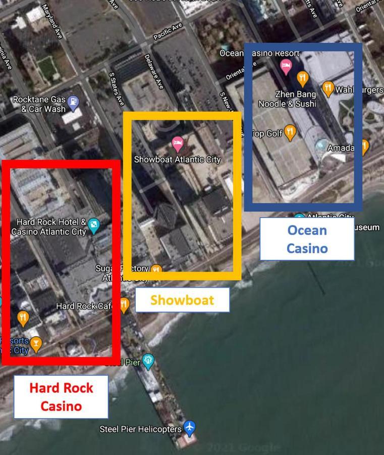 Astonishing Ocean Front Condo Cozysuites At Showboat Atlantic City Bagian luar foto